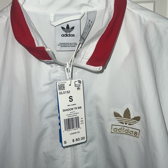 NWT Adidas Wind Breaker Jacket Size Small - Picture 3 of 7